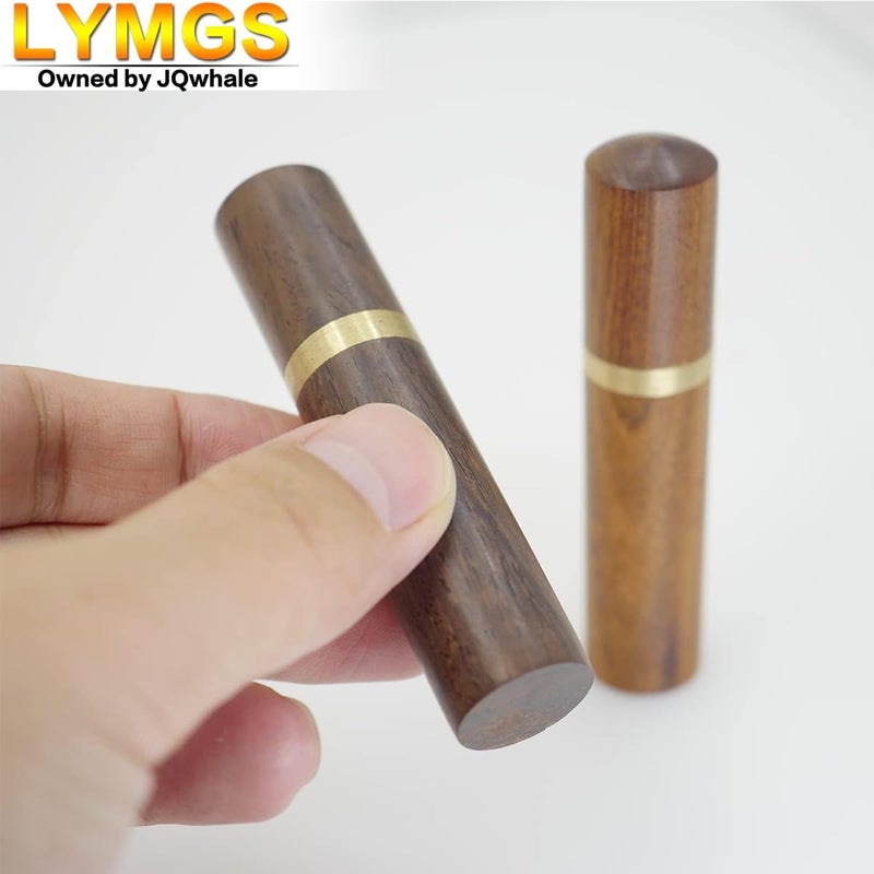 LYMGS حافظة تخزين إبر الخياطة المحمولة الخشبية المنزلية، صندوق خشبي متعدد الاستخدامات لتخزين إبر التطريز وأدوات الحياكة وعيدان الأسنان والخرز، عبوة 2 - Image 5
